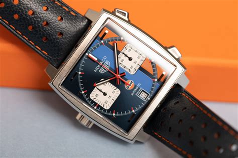 tag heuer monaco gulf watch